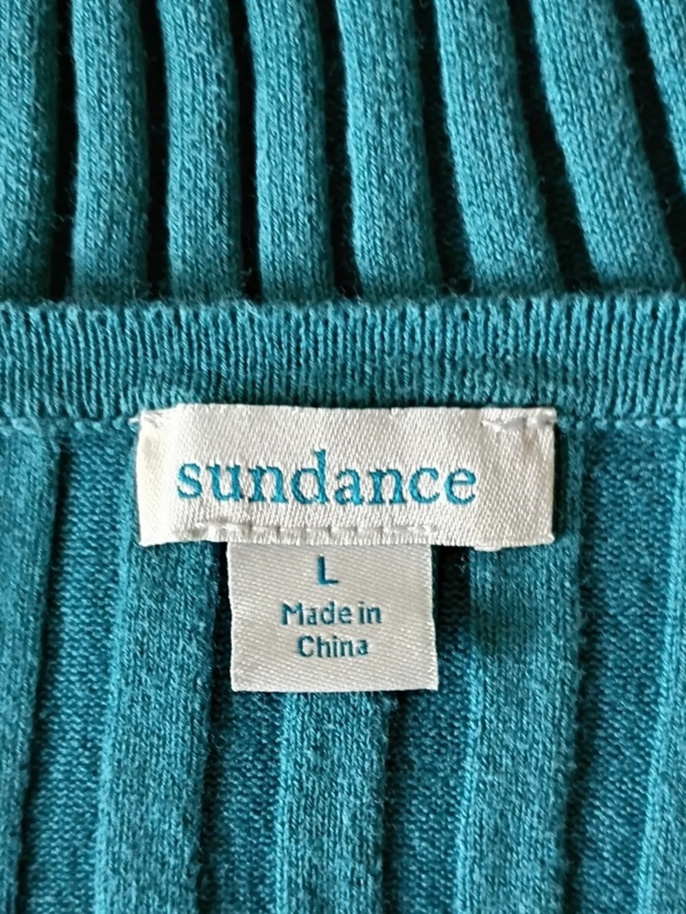 Sundance Organic Cotton Sweater sz L